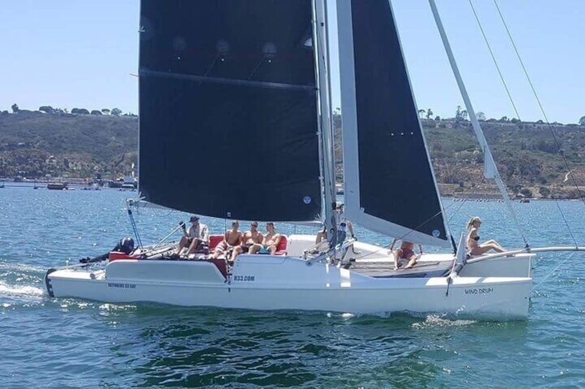 Sailing Catamaran Adventure 2.5 hours, Small Groups.