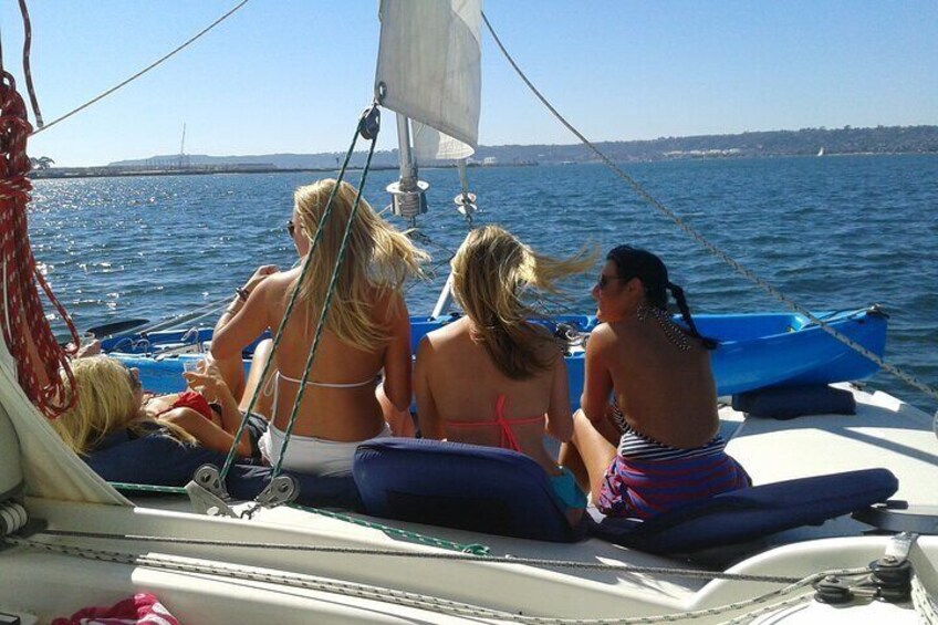 Sailing Catamaran Adventure 2.5 hours, Small Groups.