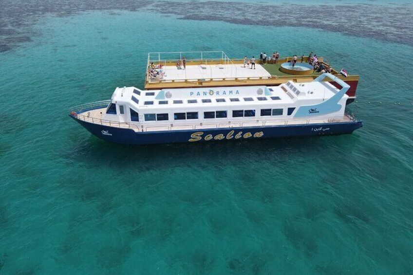 3 Hours Panorama Sea Wolf 2 Hours Semi Submarine Snorkeling Sea Trip - Hurghada