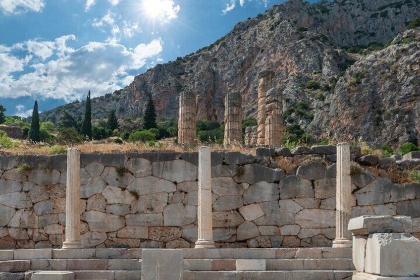 Discover Thermopylae & Delphi from Athens: Private Mythology One Day tour.