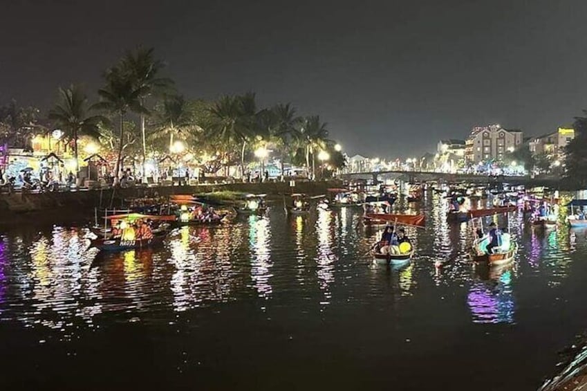 Marble Mountain - Hoi An Ancient City - Sampan Boat Ride- Colourful Night Market