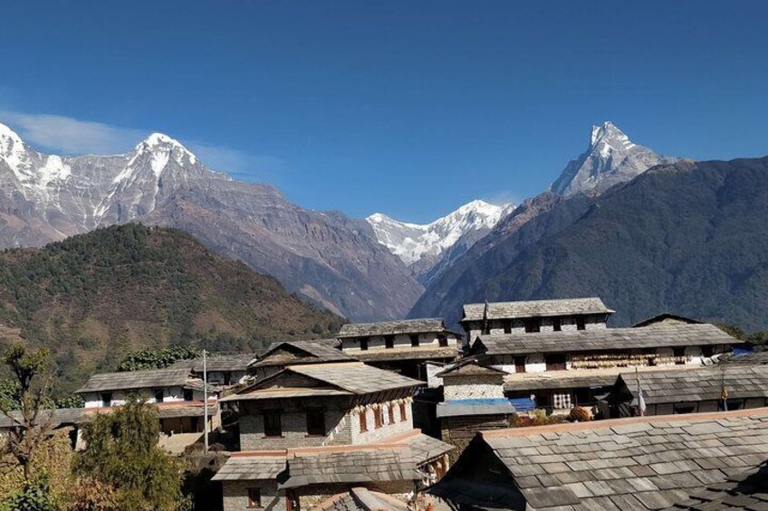 Ghorepani Poonhill Mountain Villages Trekking from Pokhara