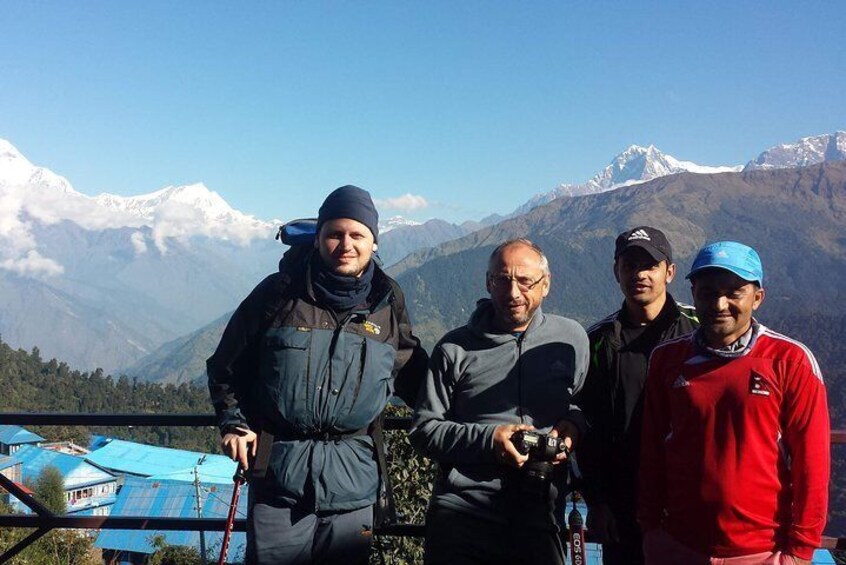 Our Customer at Ghorepani Poonhill Trek during October 2019