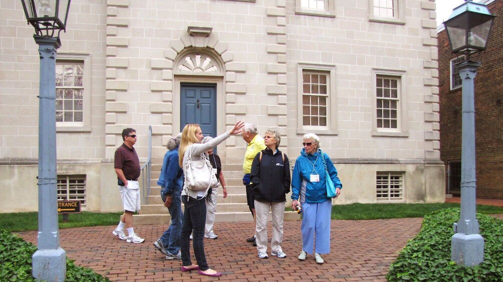Show item 4 of 5. Taking a walking tour in Washington DC
