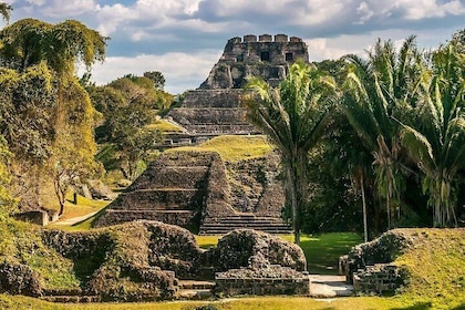 Xunantunich Mayan Ruin from Caye Caulker