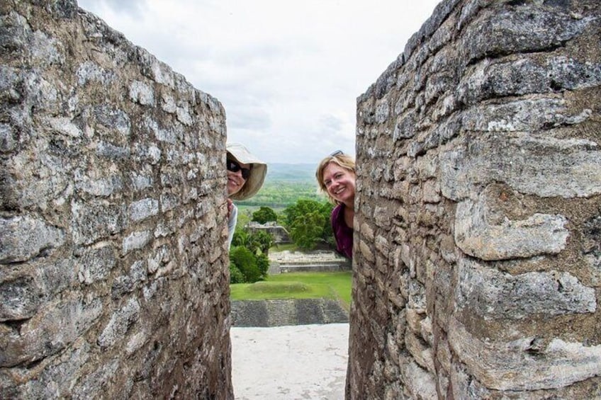 Xunantunich Mayan Ruin from Caye Caulker