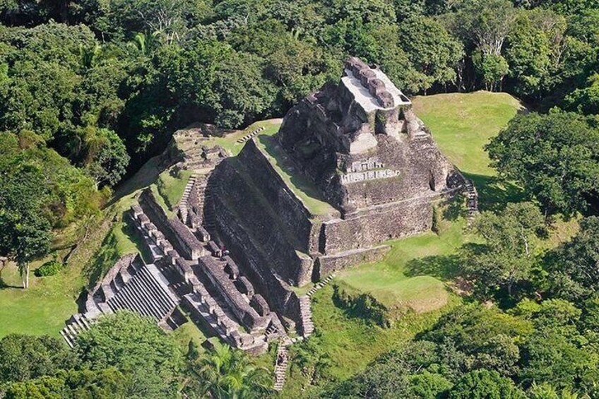 Xunantunich Mayan Ruin from Caye Caulker