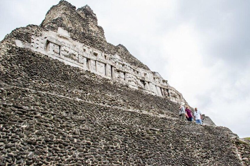 Xunantunich Mayan Ruin from Caye Caulker