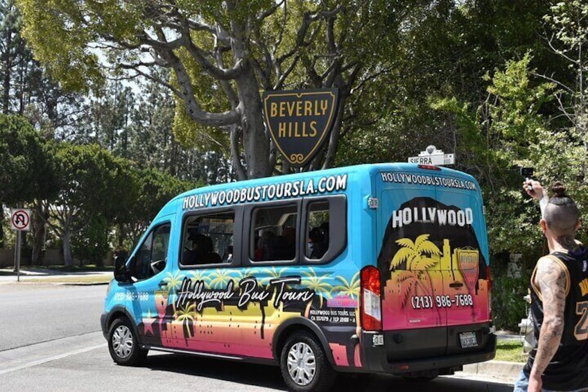 hollywood sightseeing and celebrity homes tour by open air bus