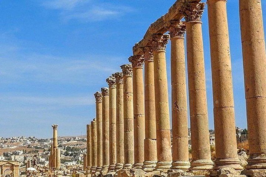 Private Half Day Tour to Jerash from Amman, Dead Sea or Airport