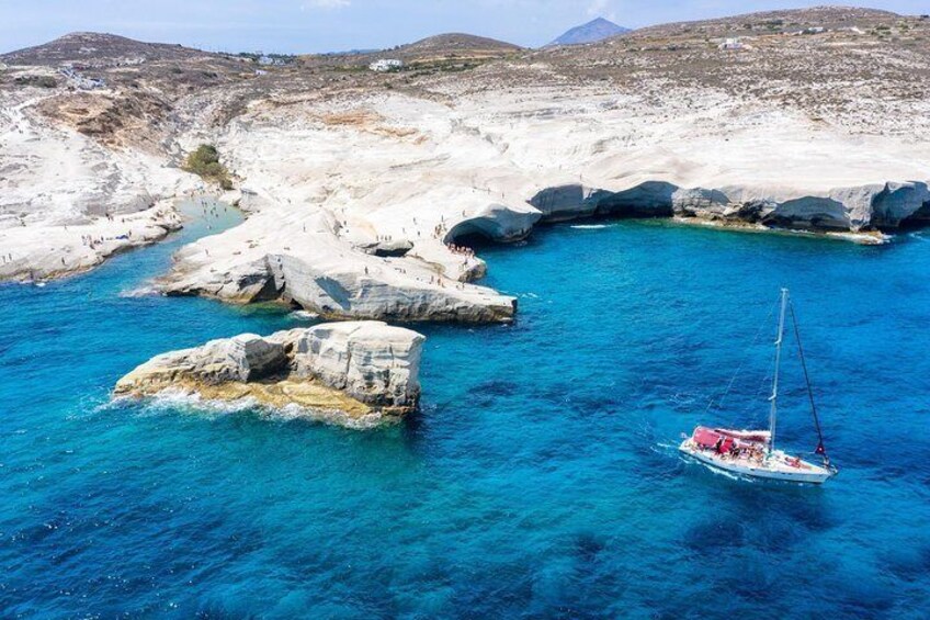 Shared Sunset Cruise from Milos via Kleftiko