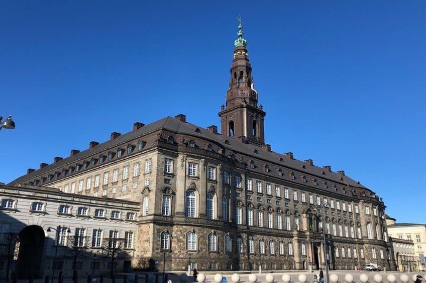 The Christianborg palace and danish Parliament House 