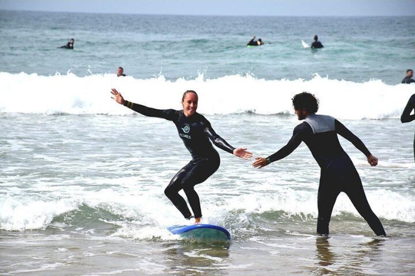 Always having fun during our surf lessons. 