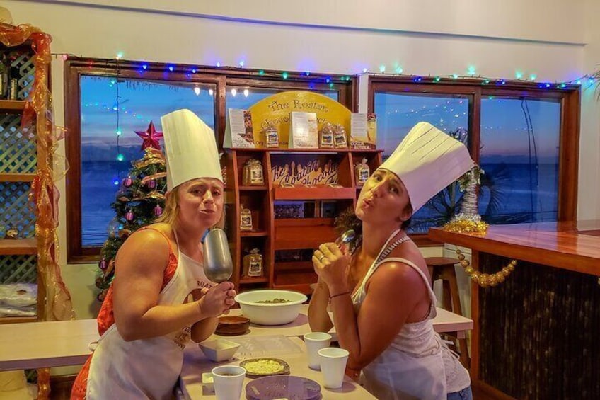 Chocolate Making Class at the Roatan Chocolate Factory in West End