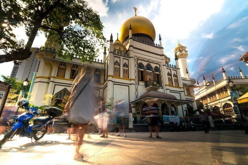Impressive nineteenth century architecture of Sultan Mosque