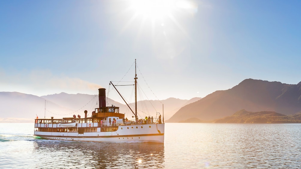 Steamboat off the coast of Queenstown