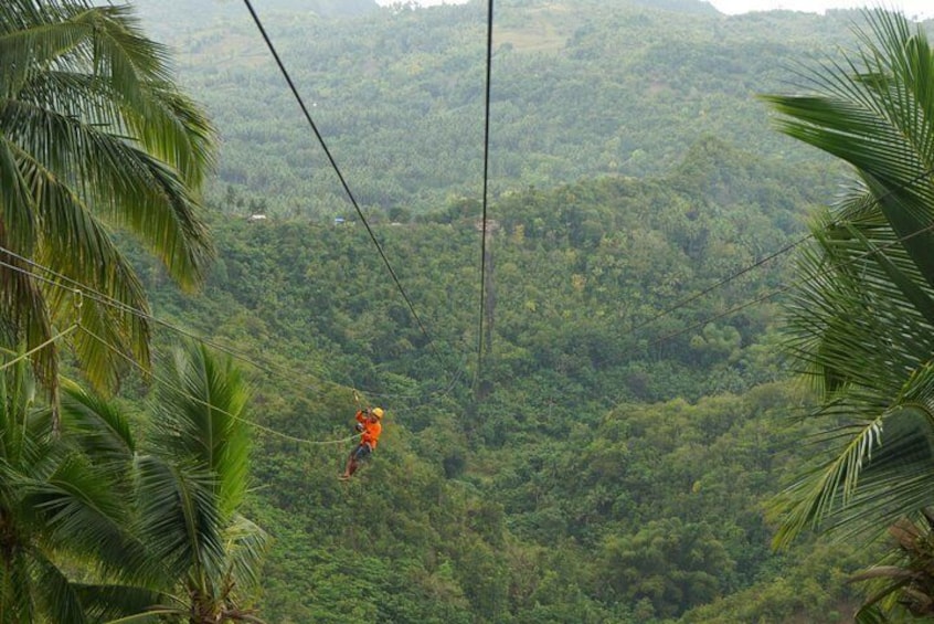 Don't close your eyes when you're doing the zipline, you might miss the awesome view.