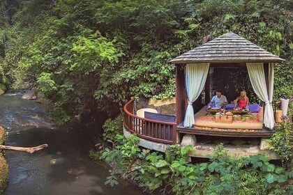 Romantic Riverside Picnic Lunch Experience at Hanging Gardens of Bali