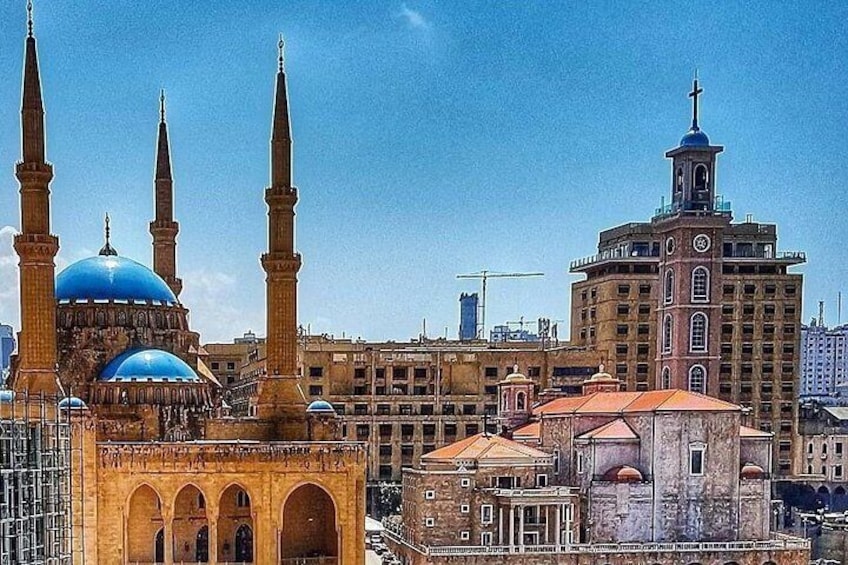 Al Amin Blue Mosque & Cathedral de Saint George - Downtown