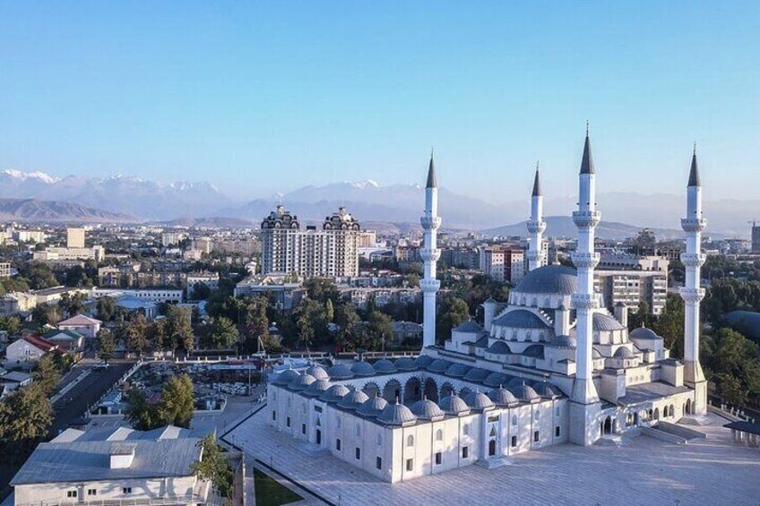 Visit one of the biggest mosque in Central Asia