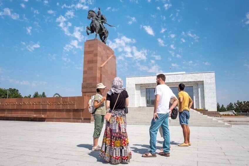 Ala-Too square(Manas monument and National Historical Museum)