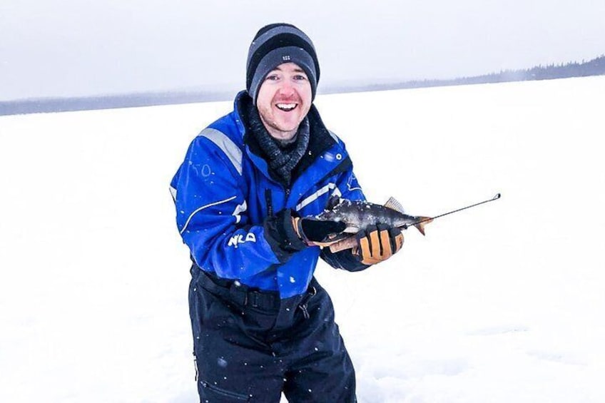 Ice Fishing Trip in Rovaniemi