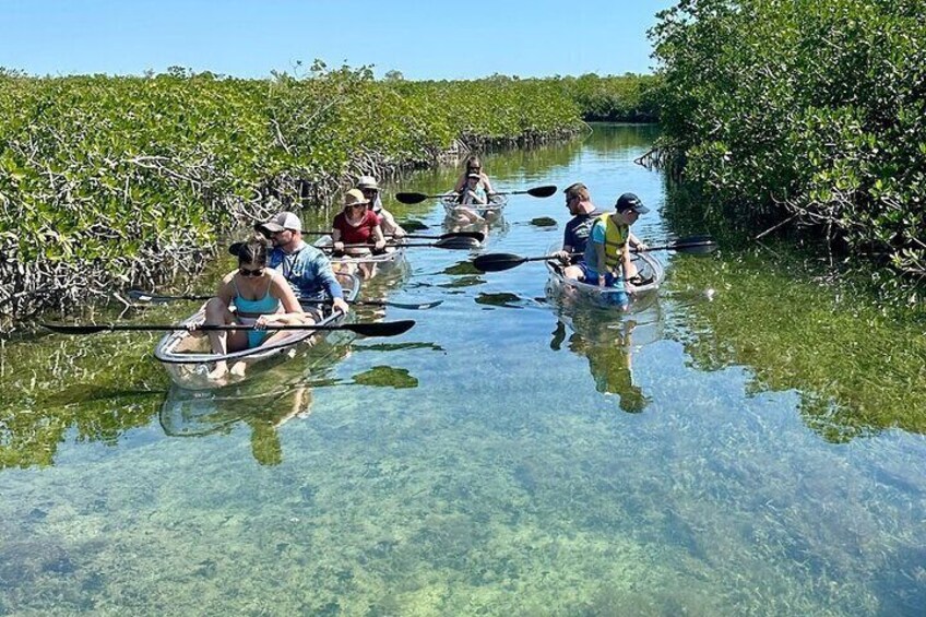 Check out that clear water! 