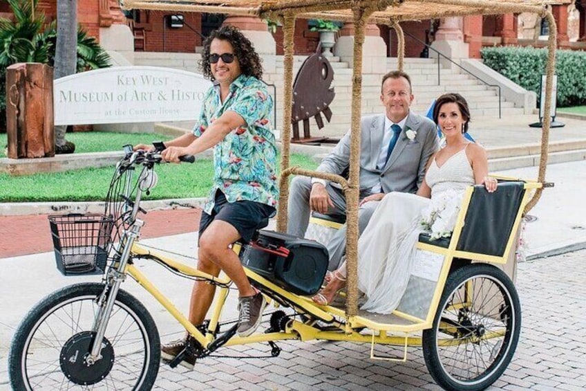 Private Key West Conch Republic Tiki Bike Experience by Kokomo Cabs Key West