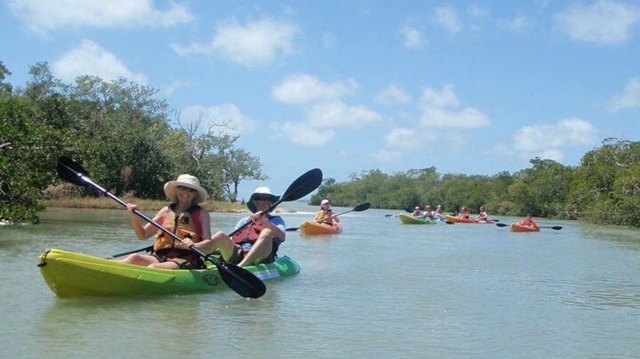 Kayaking Rock Creek in the Bunche Beach Preserve