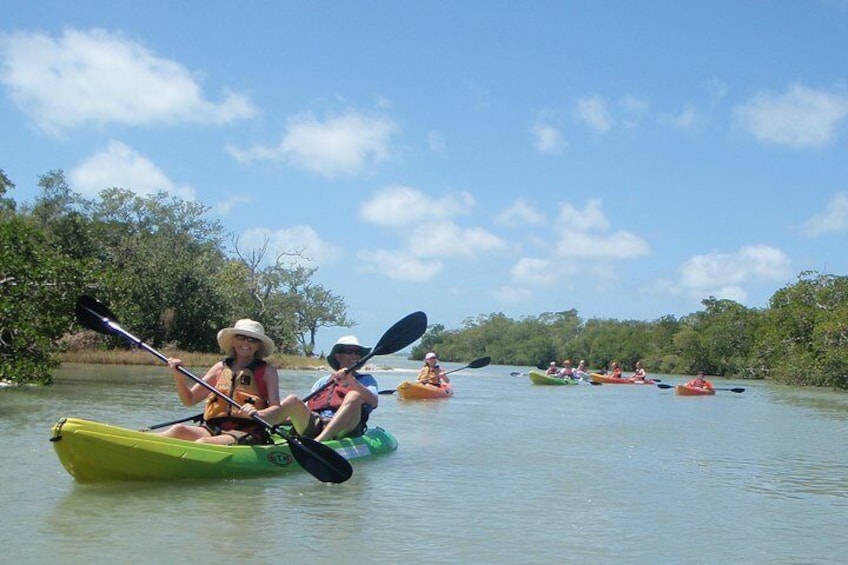 Kayaking Rock Creek in the Bunche Beach Preserve