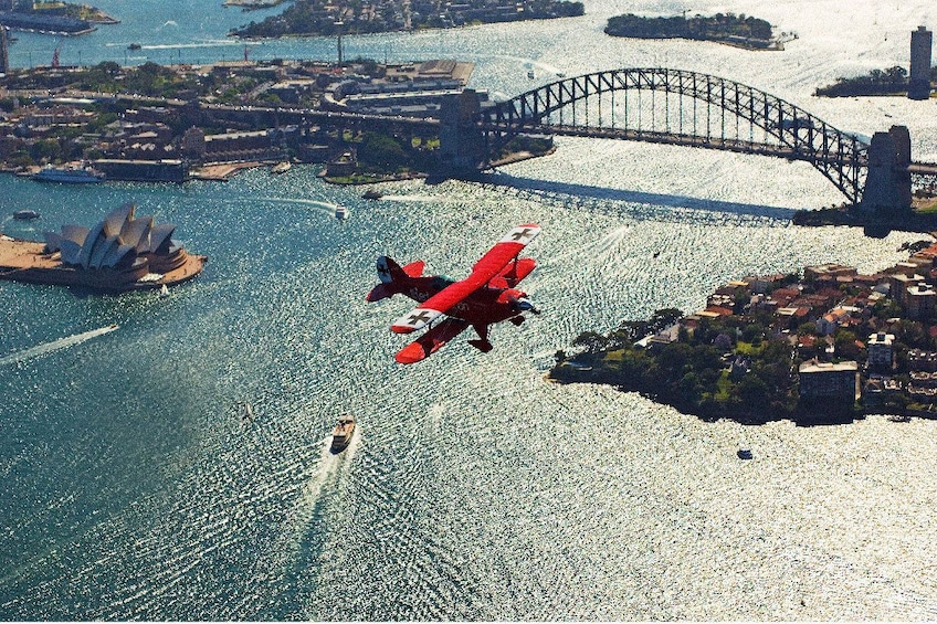 Harbour Bridge In The Open Cockpit Pitts Special