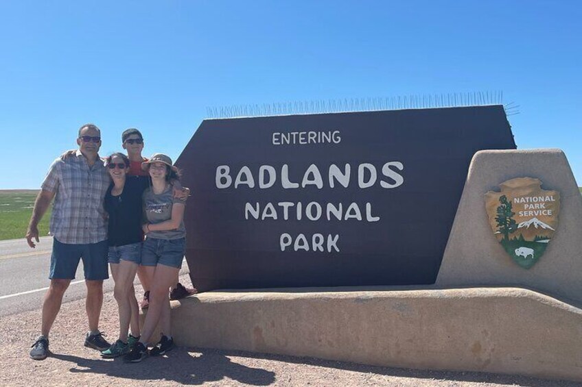 Badlands National Park Entrance 