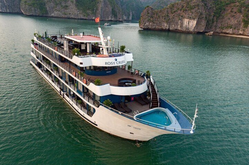 Rosy Cruise - Best Halong Bay Luxury 5 Star Cruise (2D1N)