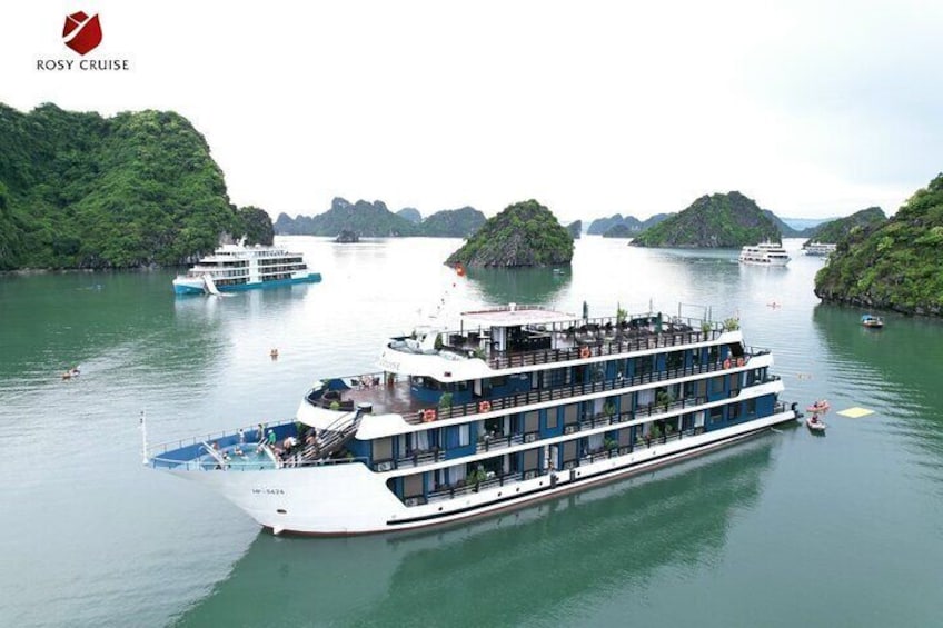 Rosy Cruise - Best Halong Bay Luxury 5 Star Cruise (2D1N)
