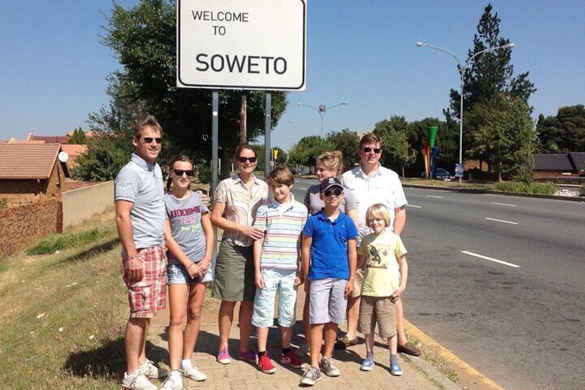 Welcome to Soweto French tourists