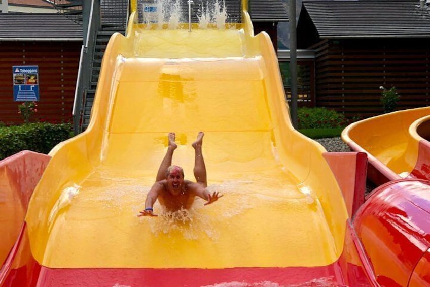 Fun at the famous Saillon Thermal baths (optional extra)