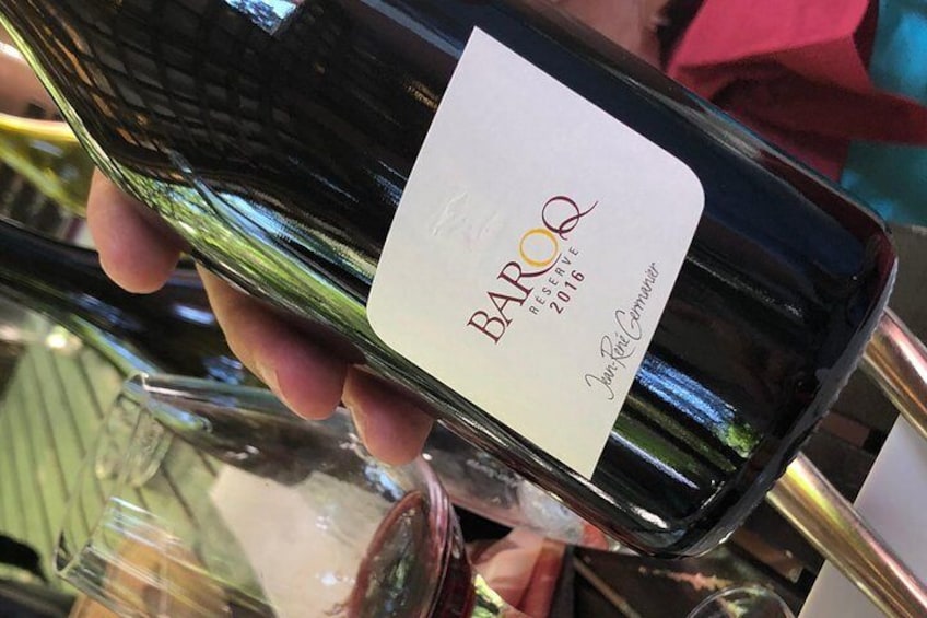 Stunning wine tasting