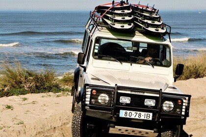 Surf day at Porto Surf School 3h surf lesson with transport from the city c...