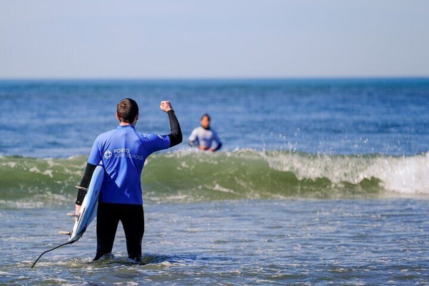 Surf Lessons in Porto with transfer at Porto Surf School