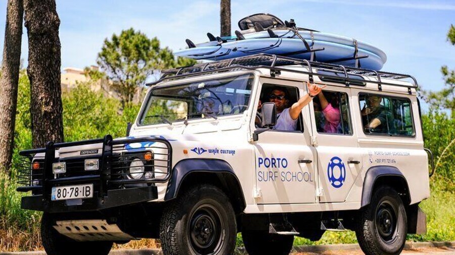 Surf Lessons in Porto with transfer at Porto Surf School