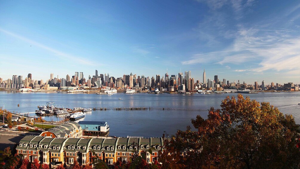 View of Manhattan skyline in New York