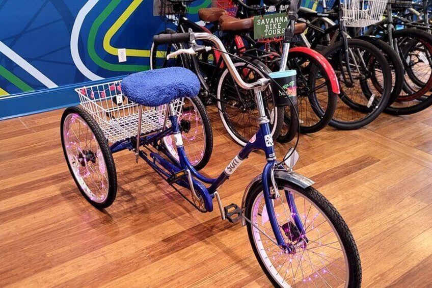 Can't ride a bike? No issue at all! We have adult tricycles!