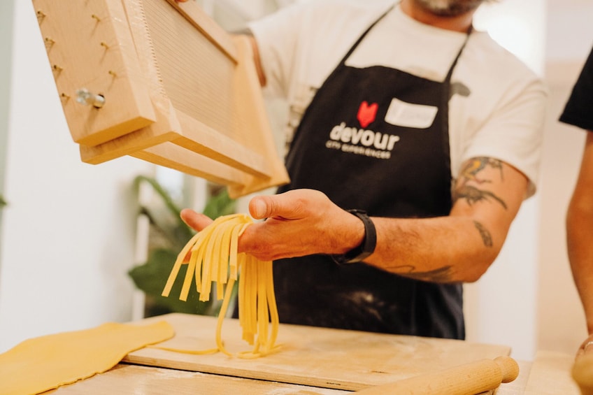 Pasta-Making Class: Cook, Dine & Drink With A Local Chef