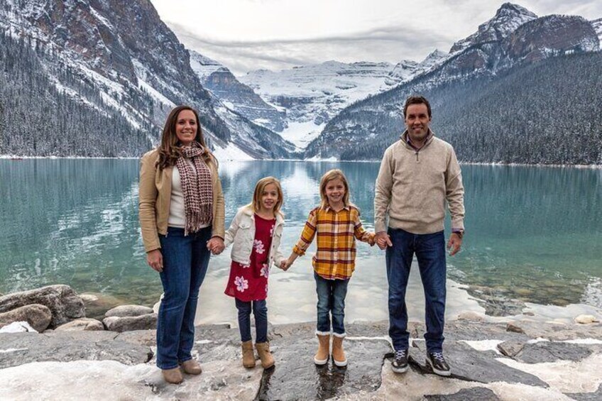 Show item 1 of 4. Lake Louise 30 Minute Mountain Portrait Experience