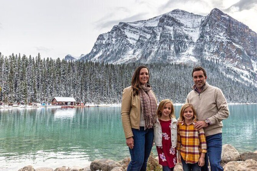 Show item 2 of 4. Lake Louise 30 Minute Mountain Portrait Experience