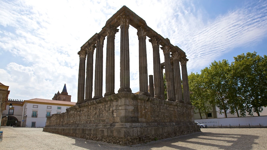 The Roman Temple of Évora in Portugal