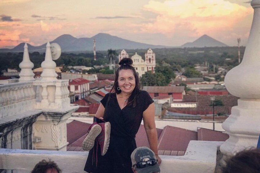 View from the roof of Leon Catedral