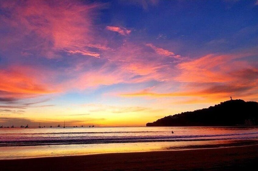 Sunset at San Juan del Sur Beach