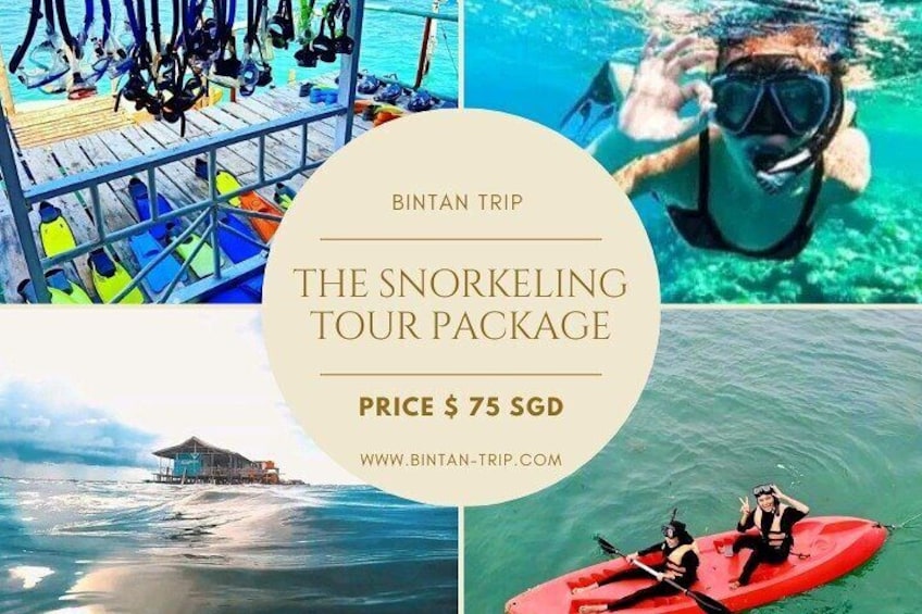 Snorkeling, Kayaking, Fishing Tour Package 