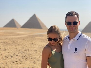 Des del Caire: Piràmides de Gizeh, Esfinx, Saqqara, Memphis i dinar